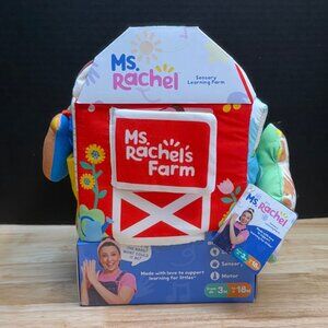 Ms. Rachel Sensory Learning Farm Plush Baby Toy – New in Package